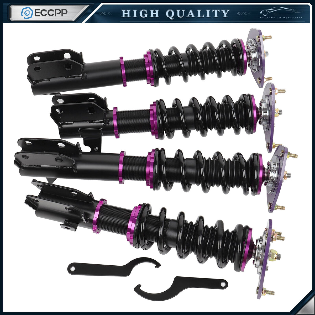 Coilovers Strut Shocks Kits For 2002-2007 Impreza WRX GDA Suspension Adj.Height 6B93BC-57