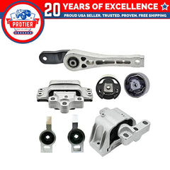Motor & Trans Mount 7PCS Set Fit 09-10 Volkswagen Jetta 2.0L Diesel for Manual 6B93BC-57