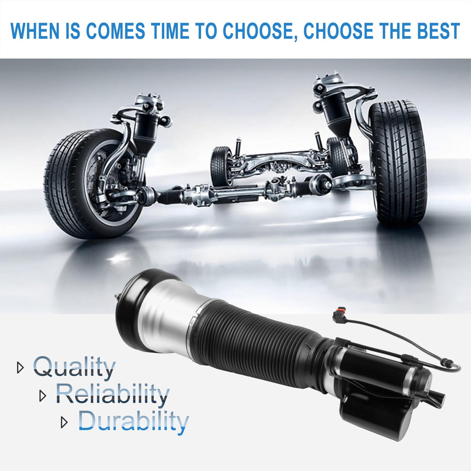 Front Right Air Suspension Shock Strut For 4Matic Mercedes W220 S430 S500 AWD 6B93BC-57