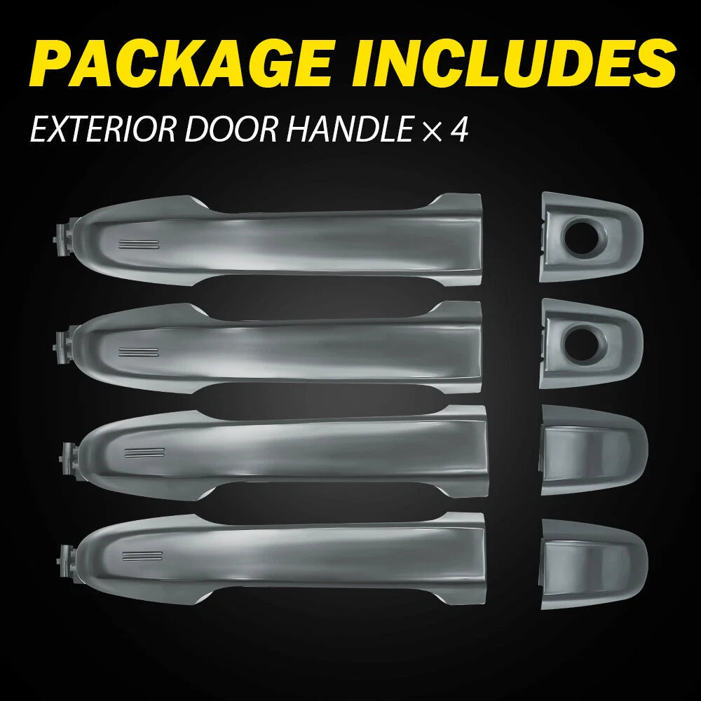 Set Of 4 Outside Door Handle 1G3 Magnetic Gray Metallic For 2012-17 Toyota Camry 6B93BC-57