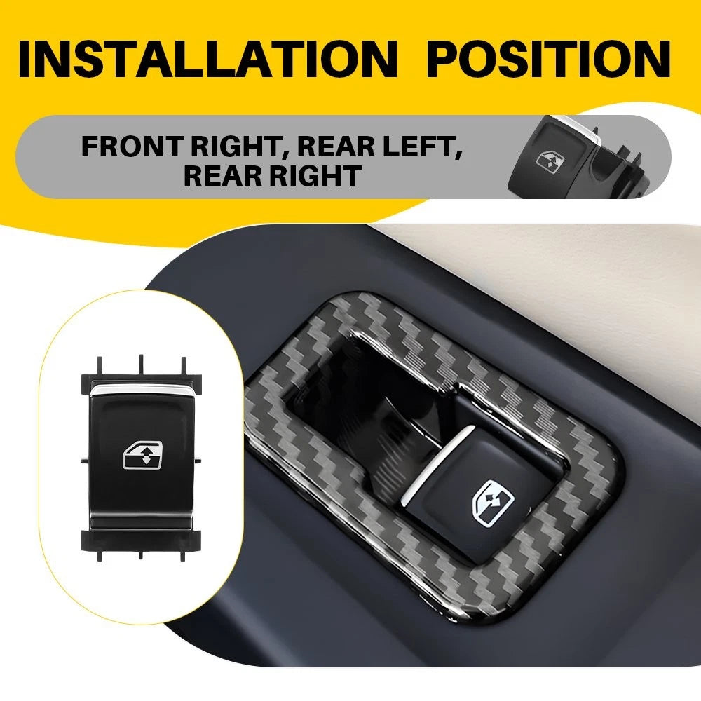 3X Power Window Control Switch Button for 2018-2021 VW Tiguan 2016-2019 e-Golf A 6B93BC-57