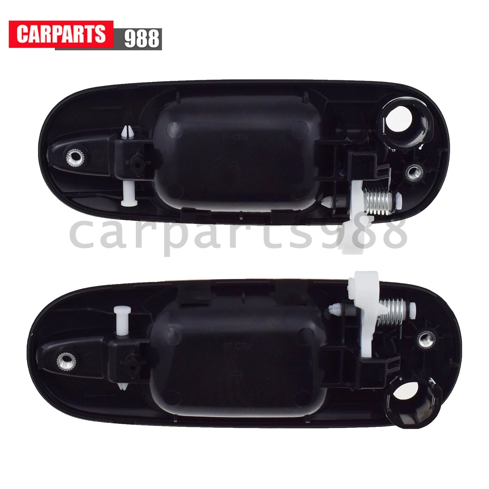2Pcs Exterior Door Handle Front Left Right for 1997-2001 Honda CR-V 72180ST0003 6B93BC-57