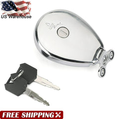 Fuel Gas Tank Cap Cover W/Keys for Kawasaki Vulcan 500 1500 400 VN1500 ZR1100 6B93BC-57