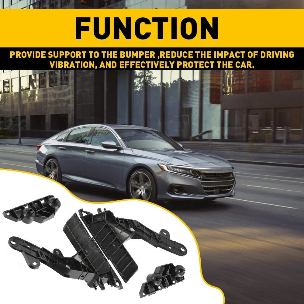 For 13-15 Nissan Altima Sedan Front Bumper Cover Support Mounting Kit Bracket 4X 6B93BC-57