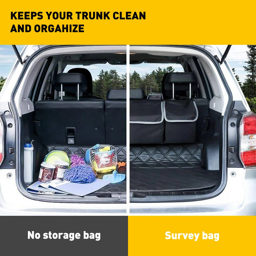 Car Trunk Organizer Oxford Interior Accessories Back Seat Storage Bag 4 Pocket A 6B93BC-57