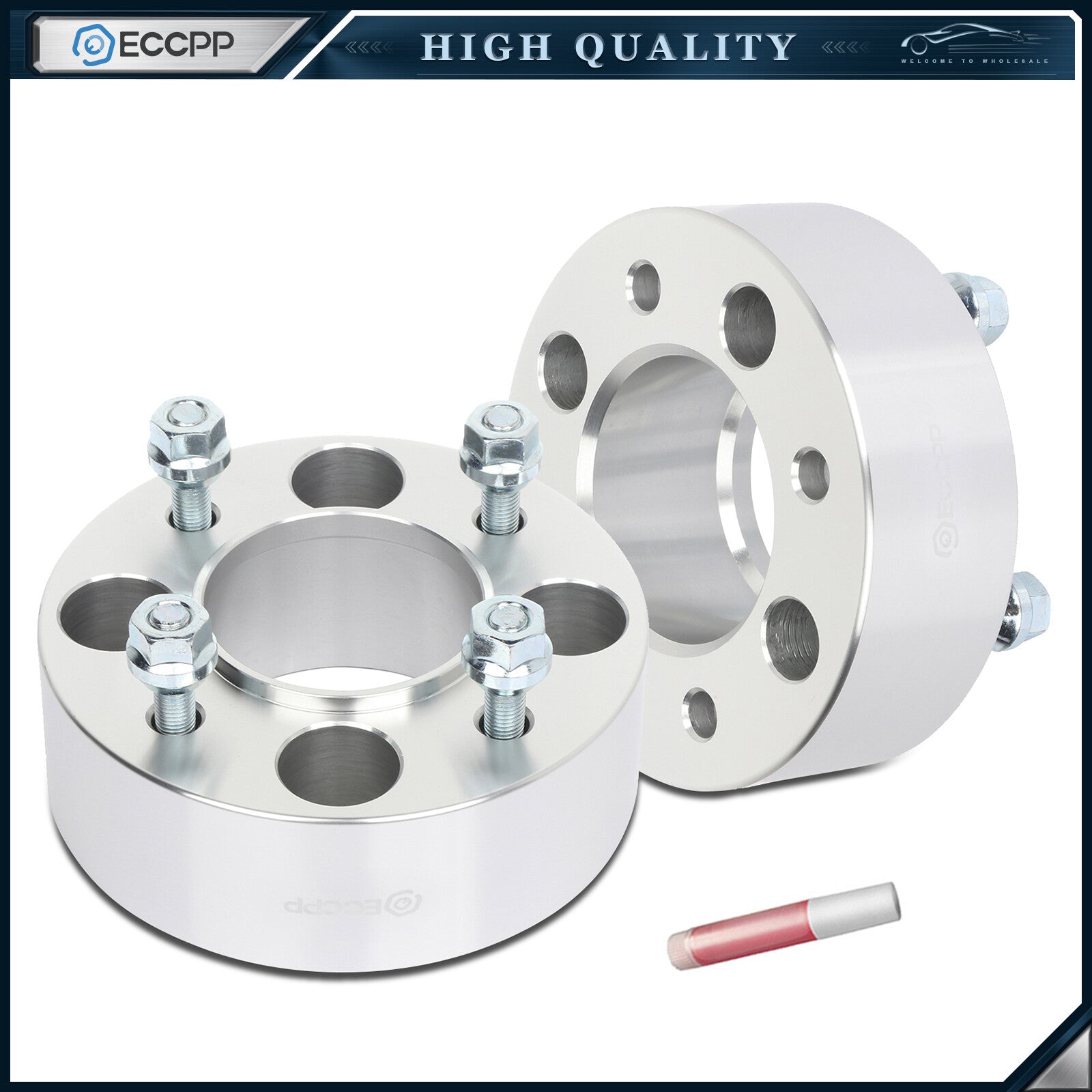 2 Pcs 2" ATV Hub Centric Wheel Spacers 4/110 For Honda Yamaha w/ 10x1.25 Studs 6B93BC-57