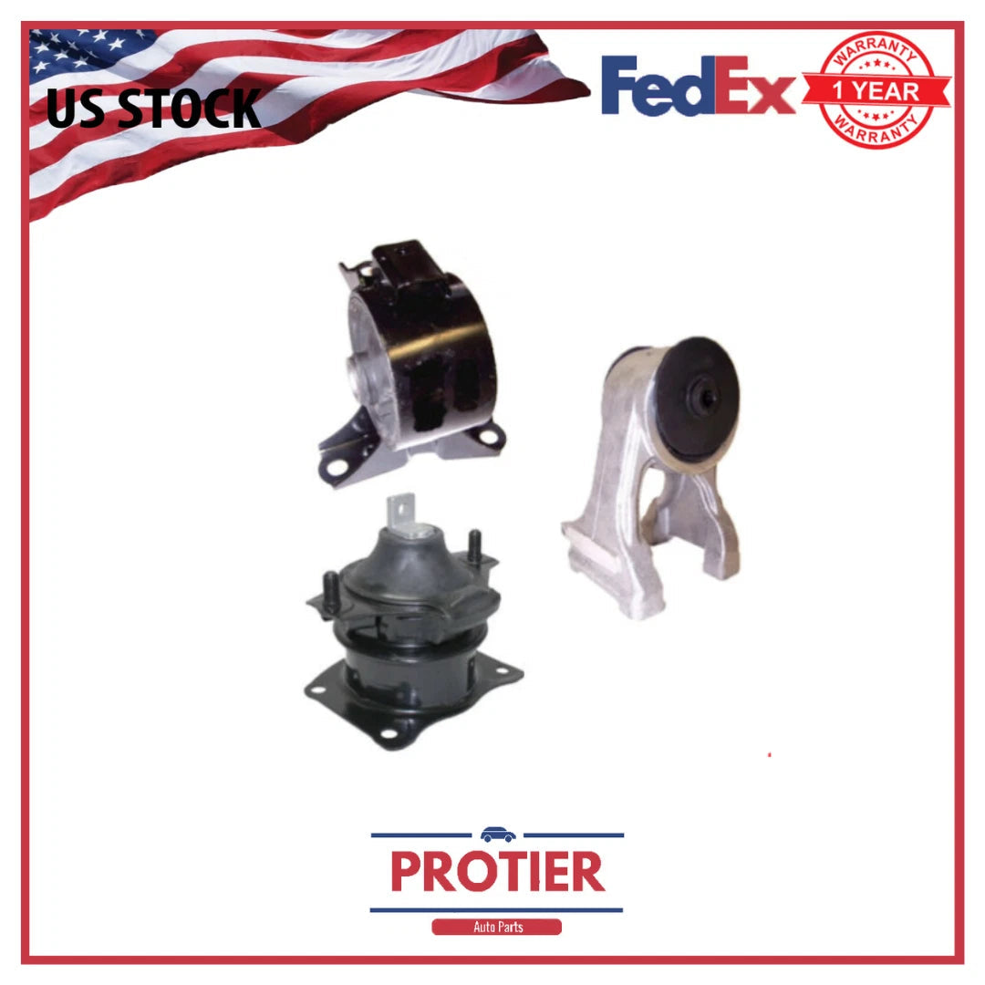 Engine Motor Mount 3PCS Set Fit 2008-2010 Honda Odyssey 3.5L VTEC 6B93BC-57