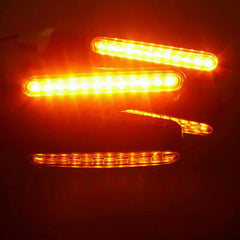 LED Motorcycle Turn Signals Indicator Blinker Lights Yellow For Suzuki DRZ400SM 6B93BC-57
