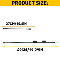 Rear Cargo Right Door Latch Release Cables for 1992-2014 Ford E150 E250 E350 Van 6B93BC-57