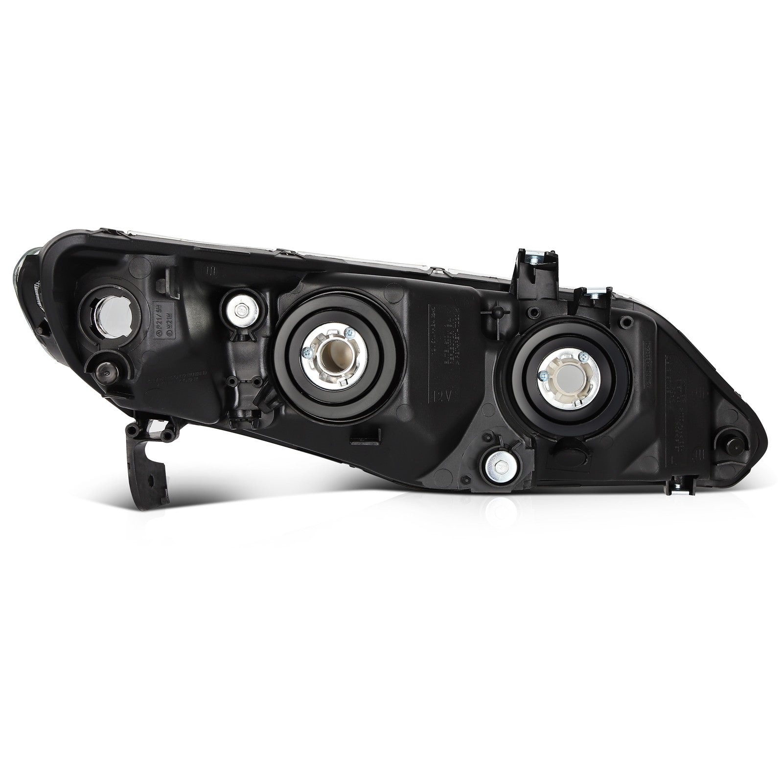 Pair Kit Halogen Headlights Assembly For 2006-2011 Honda Civic 1.8L 2.0L Chrome 6B93BC-57