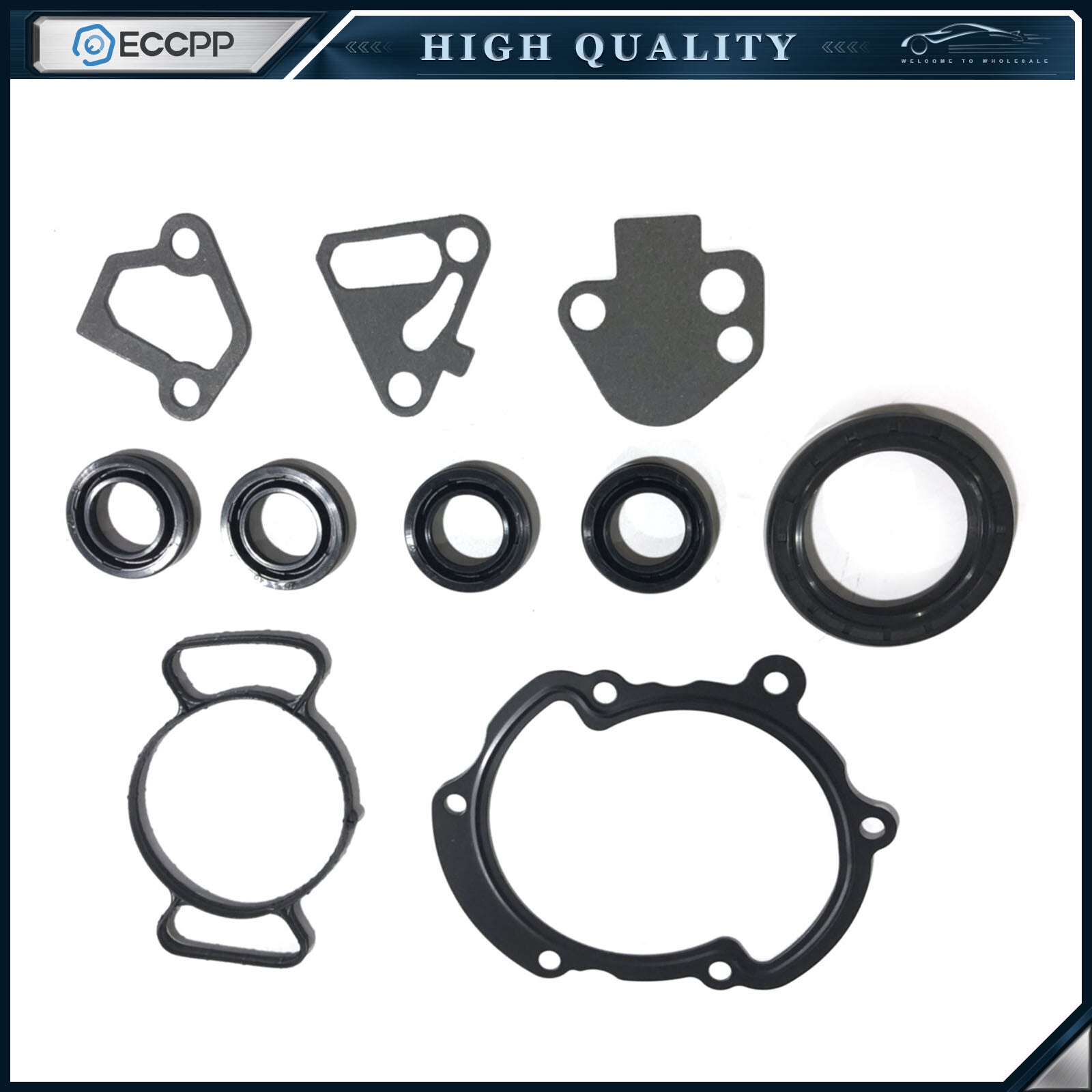 ECCPP Engine Timing Cover Gasket For 04-16 Chevrolet GMC Pontiac Saab 2.8L 3.0L ECCPP