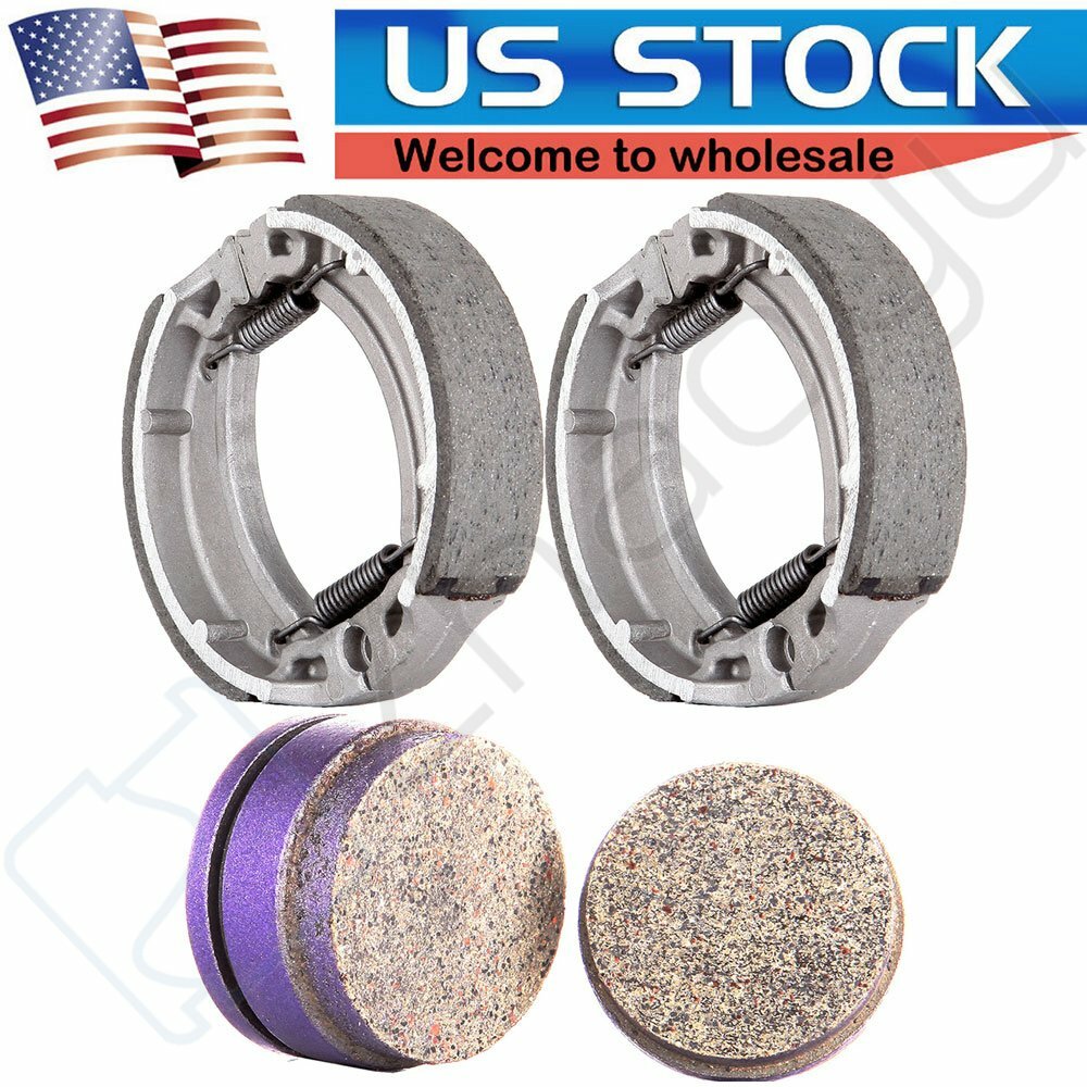 Brake Pads and Shoes Front And Rear For Yamaha YFS200 1988-2002 Carbon Fiber 6B93BC-57