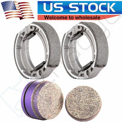 Brake Pads and Shoes Front And Rear For Yamaha YFS200 1988-2002 Carbon Fiber 6B93BC-57