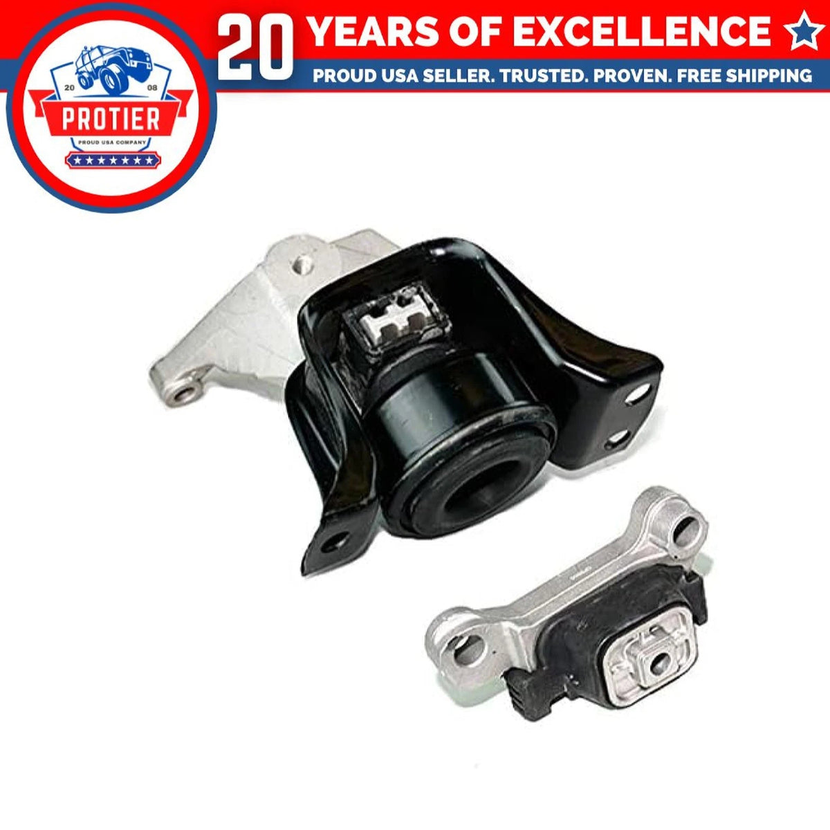 Fits 2011-2016 Nissan Juke 1.6L 2WD Front LT & RT Engine Motor Mount Set 2pc : 6B93BC-57