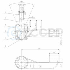 8x Fits 2005 Jeep Liberty Front Ball Joints Tie Rods Sway Bars Suspension Kits