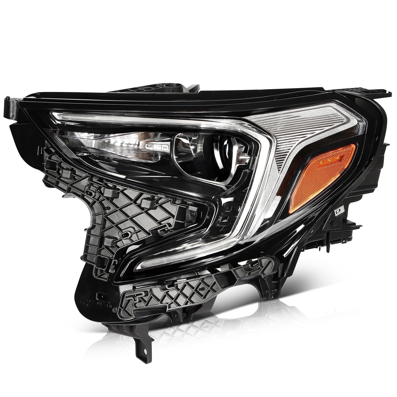 For 2018-2021 GMC Terrain Headlight Black Left Side Replace Headlight Assembly 6B93BC-57