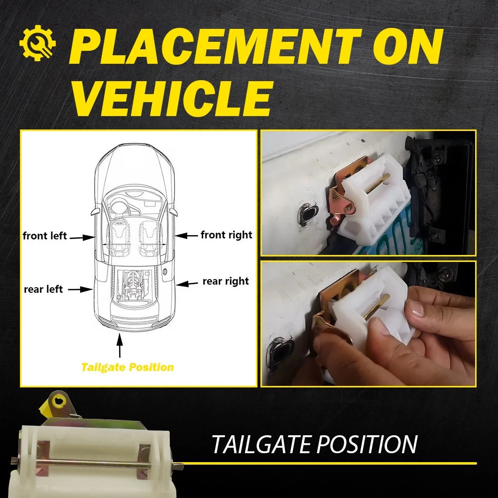 Tailgate Back Rear Door Handle Latch For Mitsubishi Montero MB669338 MR230032 EA 6B93BC-57