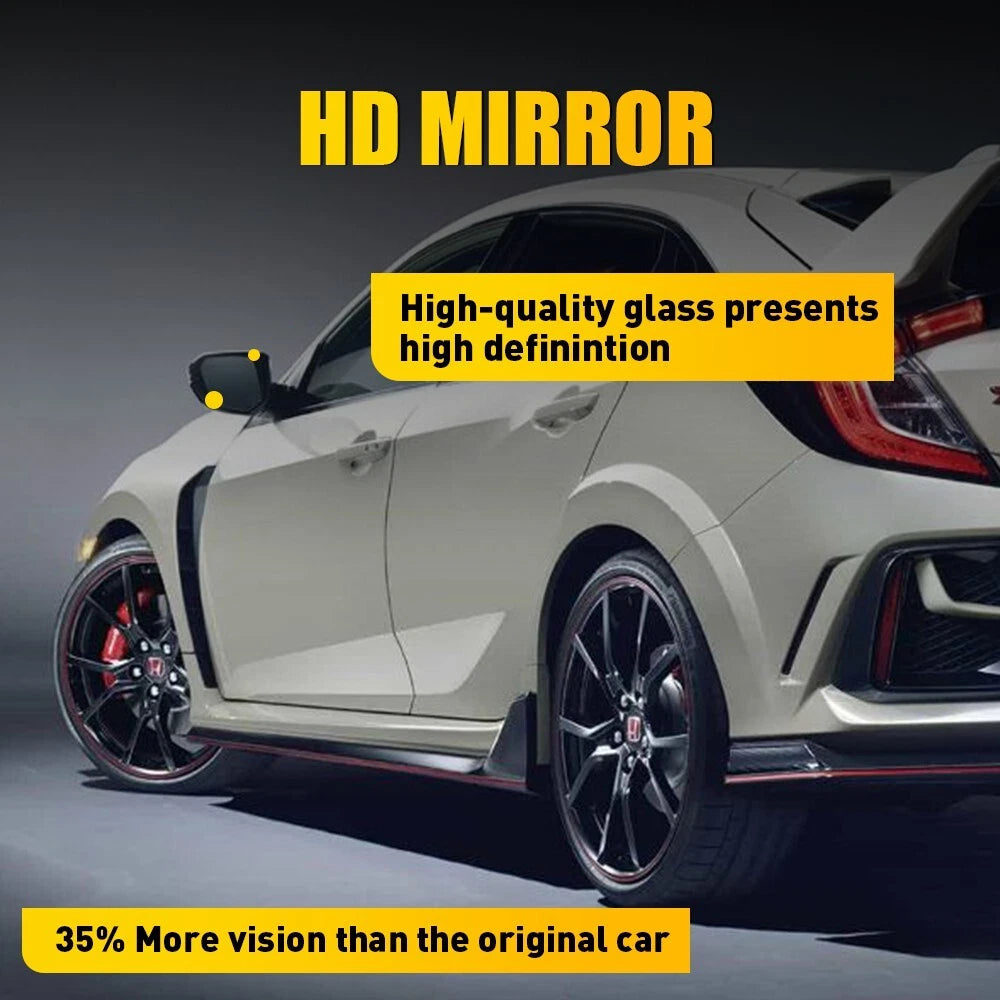 Mirror Glass Fit For 2016-2021 Honda Civic Driver Side Power Heated Replacement 6B93BC-57