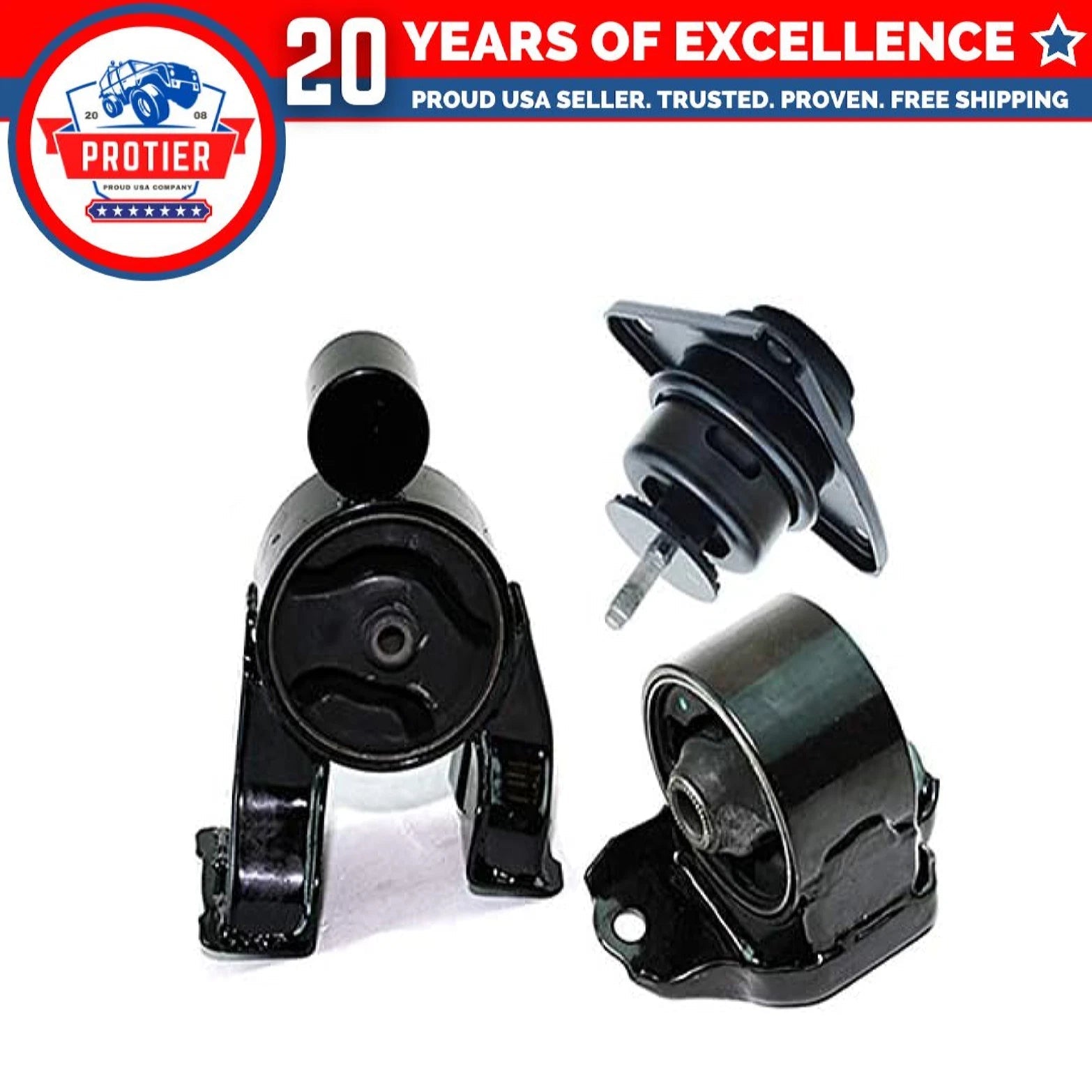 Fits 2010-2013 Kia Forte/Koupe/Forte5 2.0L 2.4L AUTO Engine Motor Mount set 6B93BC-57
