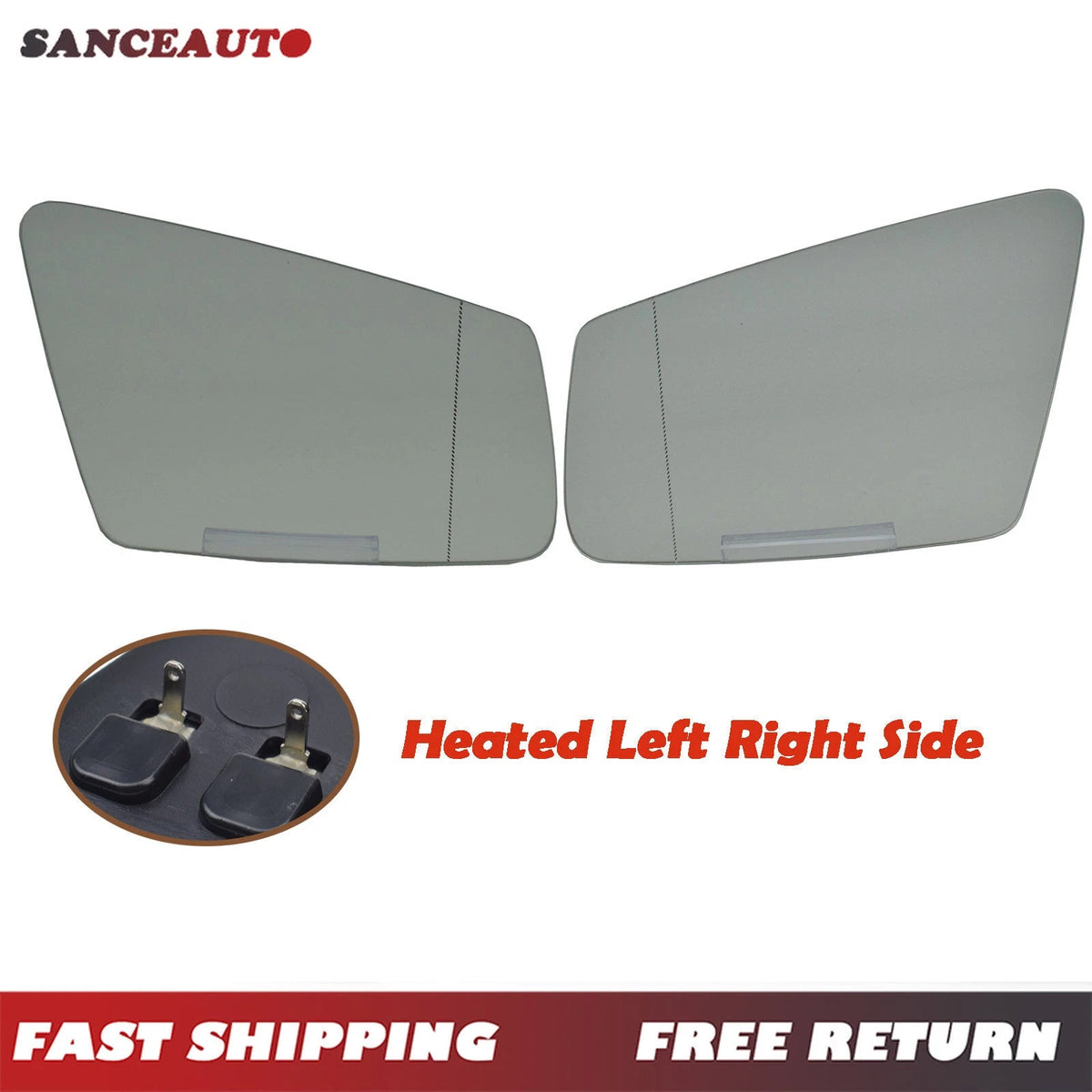 Left Right Heated Mirror Glass for Benz A B C E GLA CLA GLK W176 W246 W212 W204 6B93BC-57