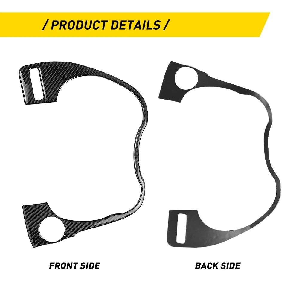 Carbon Fiber Interior Dashboard Frame Cover Trim Fit 2014-20 Infiniti Q50 Q60 EA 6B93BC-57