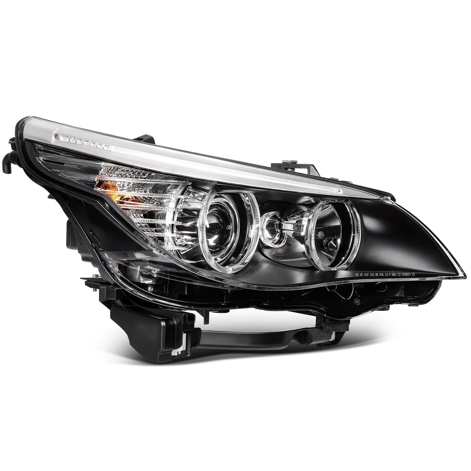 Pair Kit Headlights For 2017-2020 Chevrolet Sonic 1.4L 1.6L 1.8L Black Amber 6B93BC-57