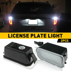 SMD LED License Plate Lights Tag Lamps Housing For 15-21 Ford Edge C-Max Ranger 6B93BC-57