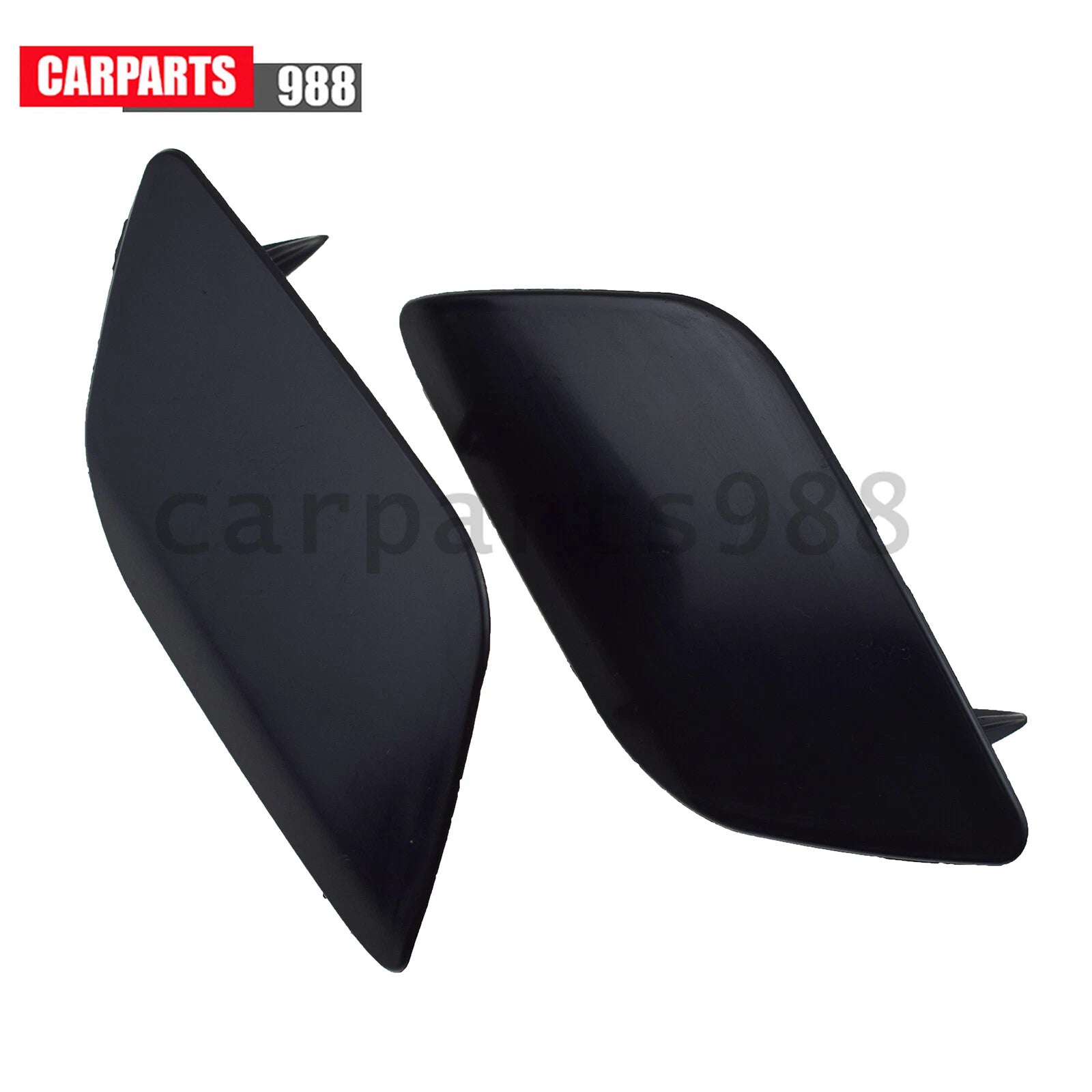 2Pcs Left Right Front Bumper Headlight Washer Nozzle Cover For Audi Q7 2010-2015 6B93BC-57