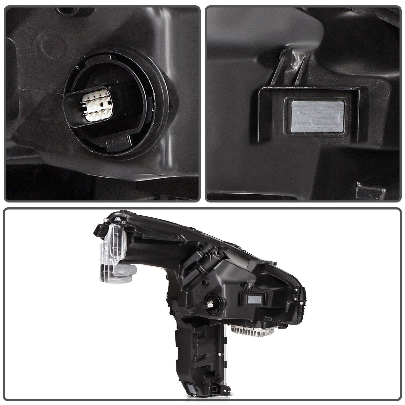 Headlights Assembly For 2019 2020 2021 Cadillac XT4 2.0L Left Side w/LED DRL 6B93BC-57