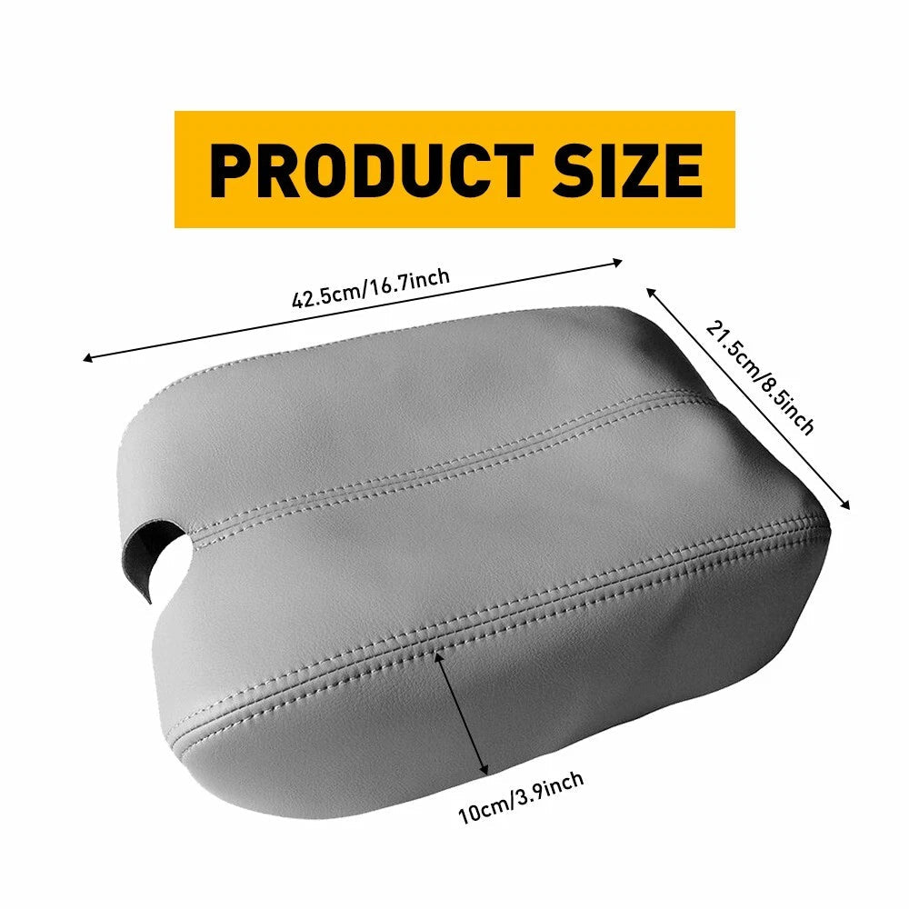 FOR 2008-2012 Honda Accord Leather Center Console Armrest Lid Cover Trim Gray EA 6B93BC-57