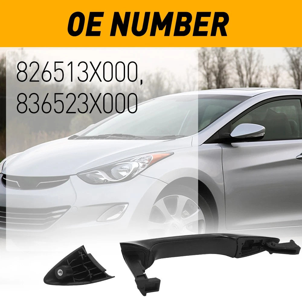Exterior Door Handle For Hyundai 2011-2016 Elantra Rear Left Driver Side Primed 6B93BC-57