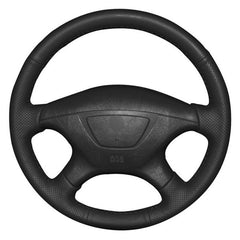 Leather Steering Wheel Hand-stitch on Wrap Cover For Mitsubishi Pajero Montero