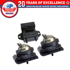 Engine Motor & Trans Mount 3PCS Set for 1989-1994 Nissan 240SX 2.4L Replaces 6B93BC-57