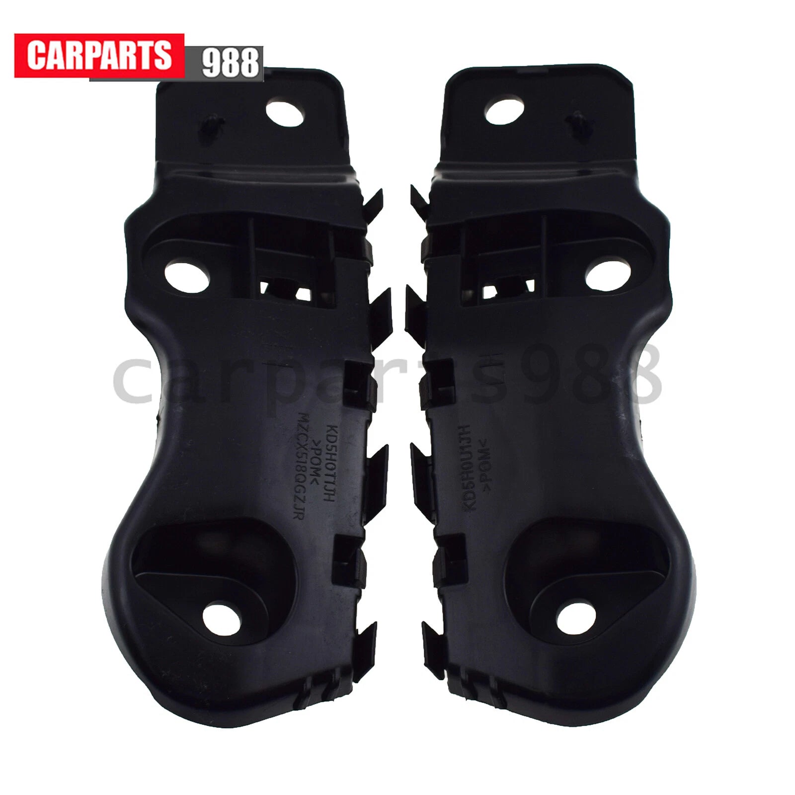 Pair Front Bumper Retainer Bracket For 2017-23 Mazda CX-5 KB8A500U1A KB8A500T1A 6B93BC-57