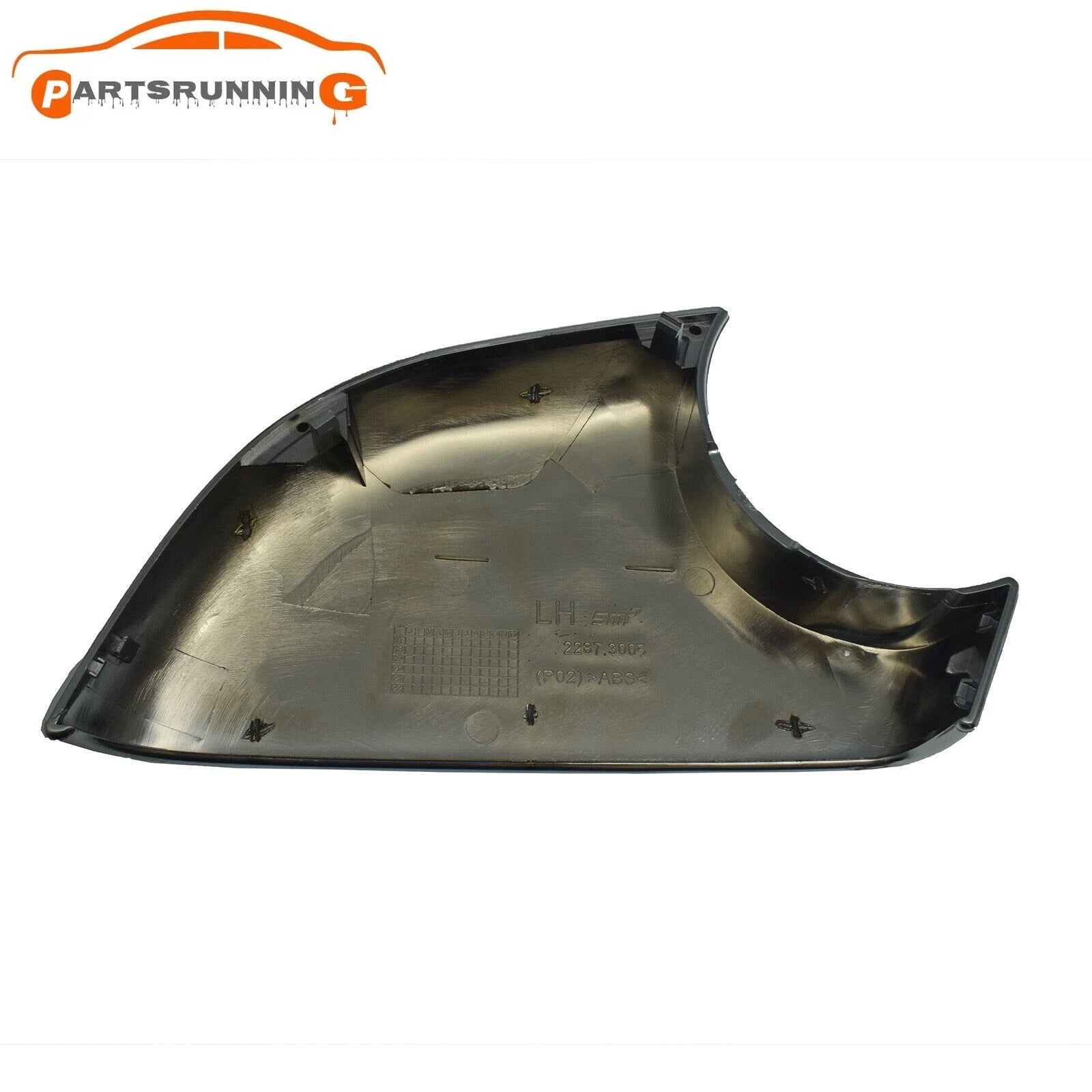 2287.3005 Chrome Left Rearview Mirror Lower Holder Cover for Tesla Model 3 17-21 6B93BC-57