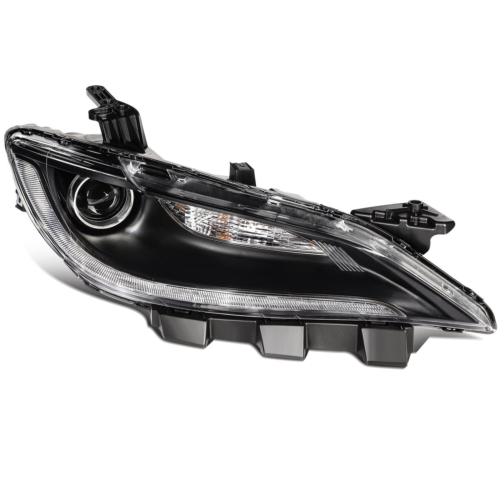Passenger Right Side Headlight For 2015-2017 Chrysler 200 2.4L 3.6L Black 6B93BC-57