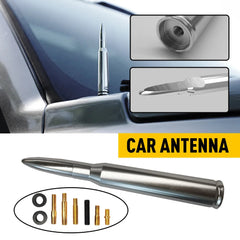 Bullet Antenna 50 Cal Caliber For Chevy GMC Truck SUV Silverado Sierra Denali EA 6B93BC-57