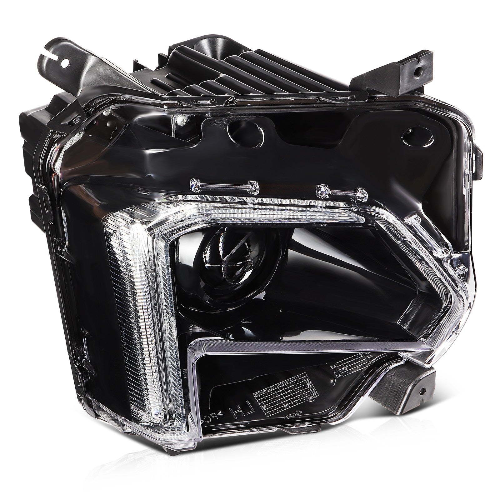 Pair Kit LED Headlights Assembly For 2022-2023 Chevrolet Traverse 3.6L Black 6B93BC-57