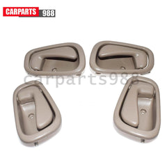4Pcs Inside Door Handle Front Rear Left Right For Toyota Corolla Geo Prizm 98-02 6B93BC-57