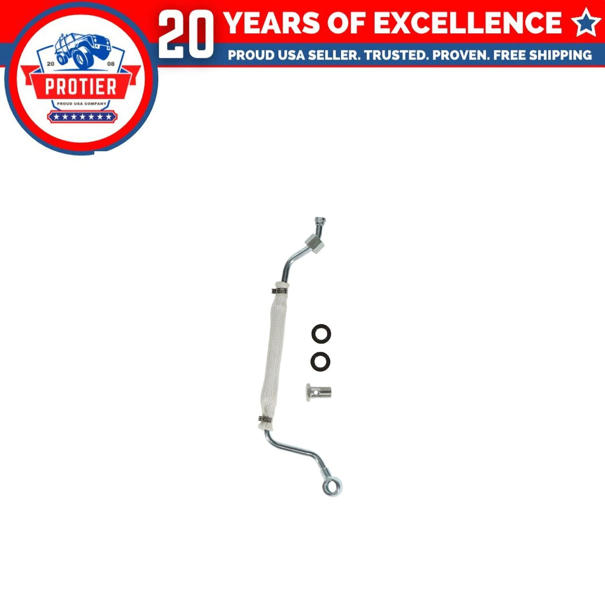 Return Turbocharger Oil Supply Line Fits Ram 2500 3500 4500 (Medium/Heavy 6B93BC-57