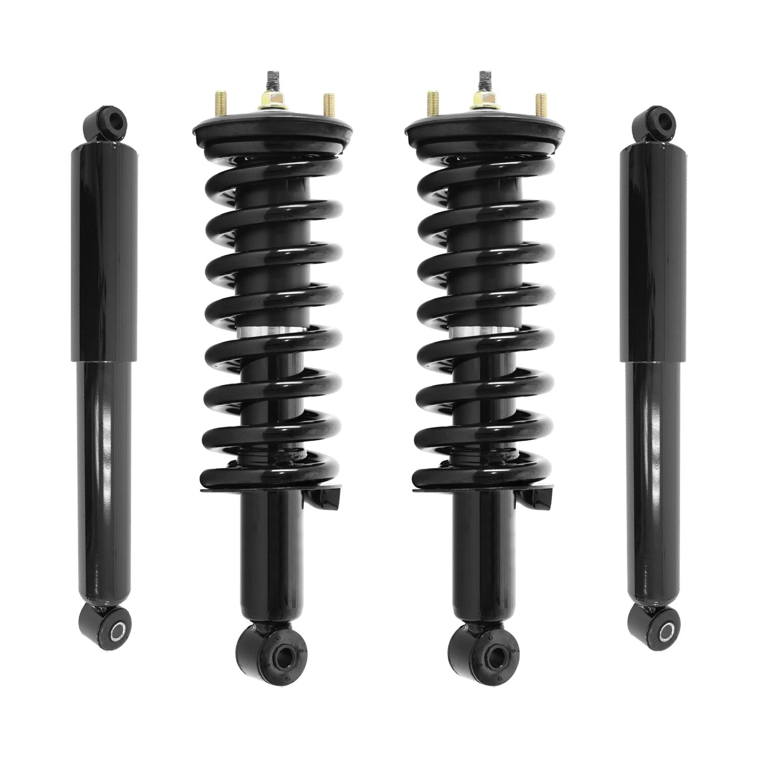 Front & Rear Complete Strut Assembly Shock Kit for 2005 Nissan Frontier - 6B93BC-57
