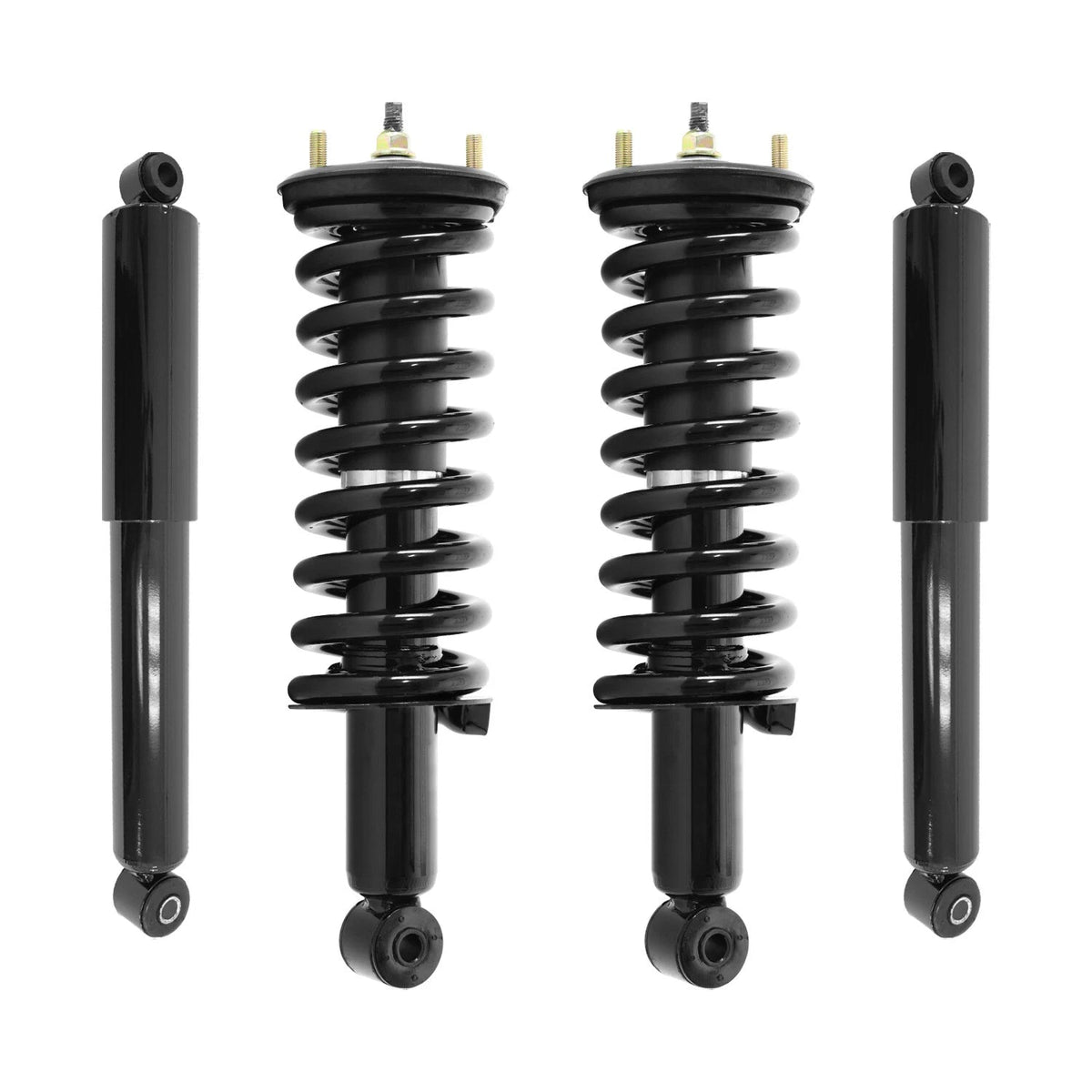 Front & Rear Complete Strut Assembly Shock Kit for 2005 Nissan Frontier - 6B93BC-57