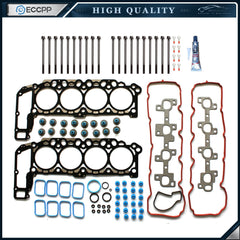 ECCPP Head Gasket Set W/ Head Bolts For 04-07 Chrysler Dodge Jeep Mitsubishi ECCPP