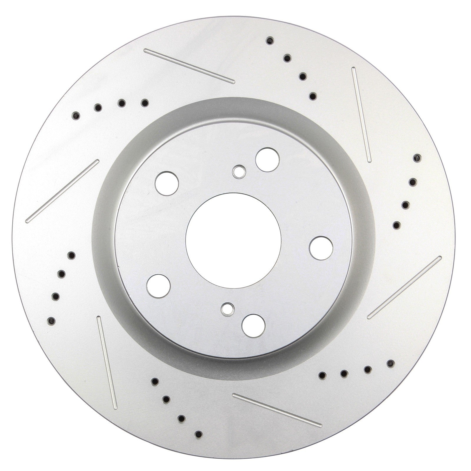 Front Drilled Slotted Brake Rotors Black Pair 2 for Toyota RAV4 Camry Scion tC 6B93BC-57