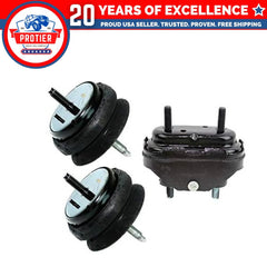 Engine Motor & Trans Mount Set for 1997-2004 Chevrolet Corvette 5.7L 3PCS 6B93BC-57