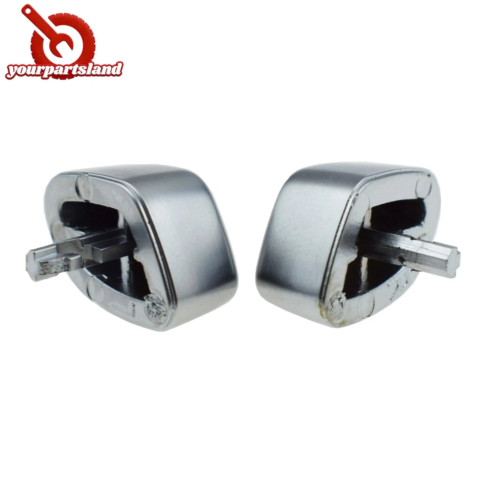 Silver Seat Headrest Switch Button Cover Left Right For Mercedes W212 W166 W292 6B93BC-57