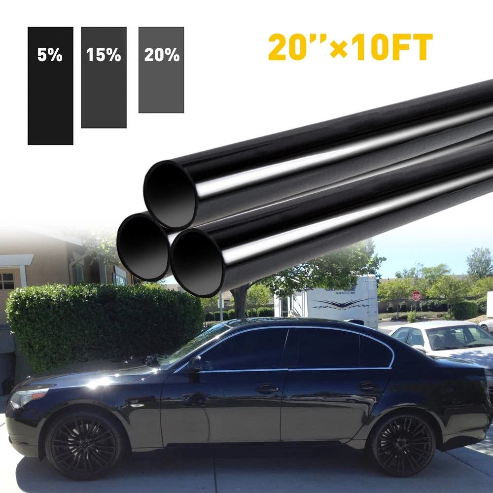Uncut Roll Window Tint Film 5% -70% VLT 20" 10ft Feet Car Home Office Glass EOA 6B93BC-57