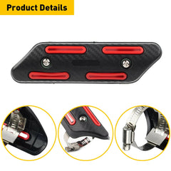 Red Pipe Heat Shield Cover Guard Protector For Yamaha Beta Suzuki Honda Kawasaki 6B93BC-57