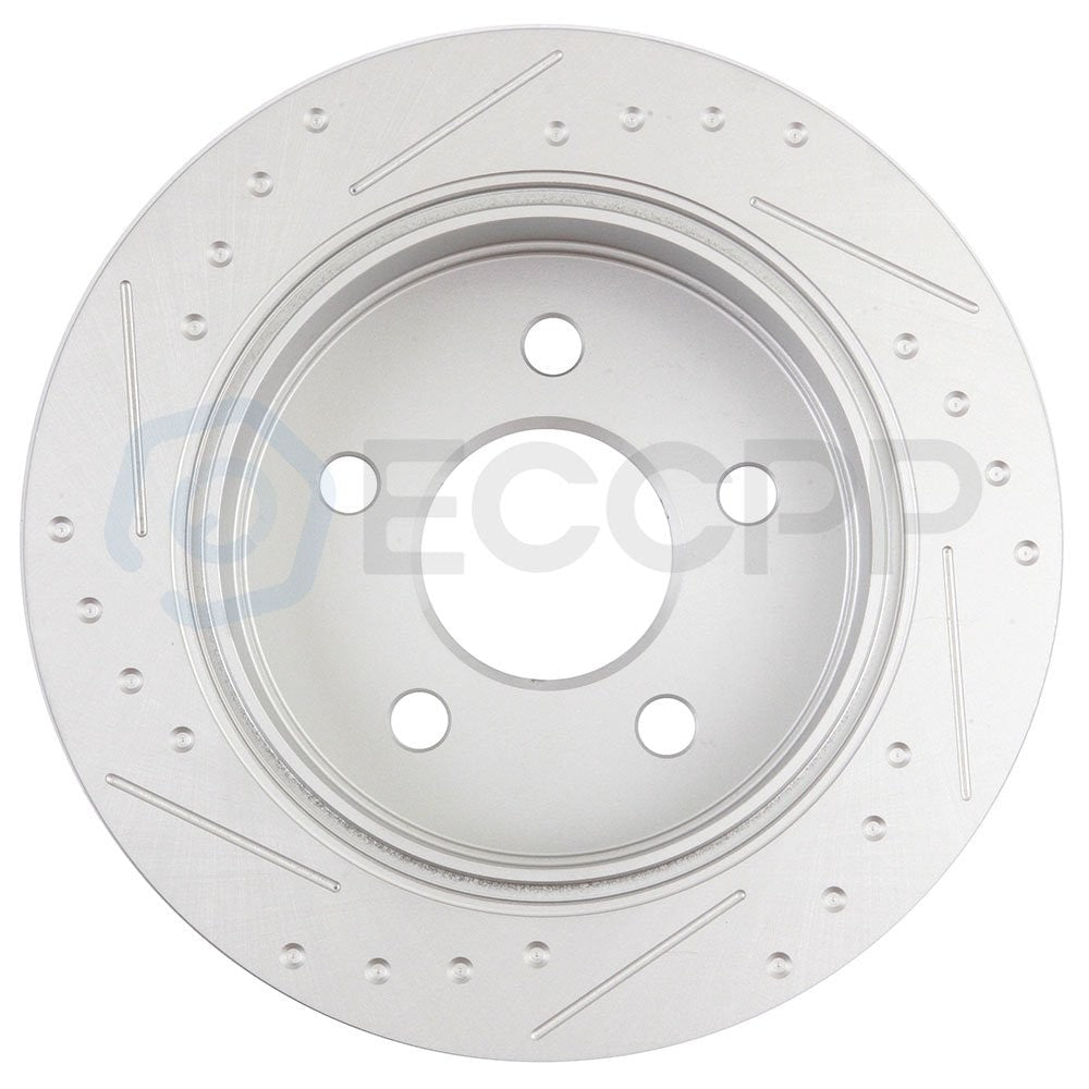 Front Rear Rotors + Ceramic Pad for 1999 - 2002 2003 2004 2005 Pontiac Grand Am 6B93BC-57