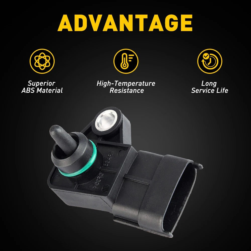Manifold Pressure (MAP) Sensor for Hyundai Accent Santa Fe Sonata Kia Forte Soul 6B93BC-57